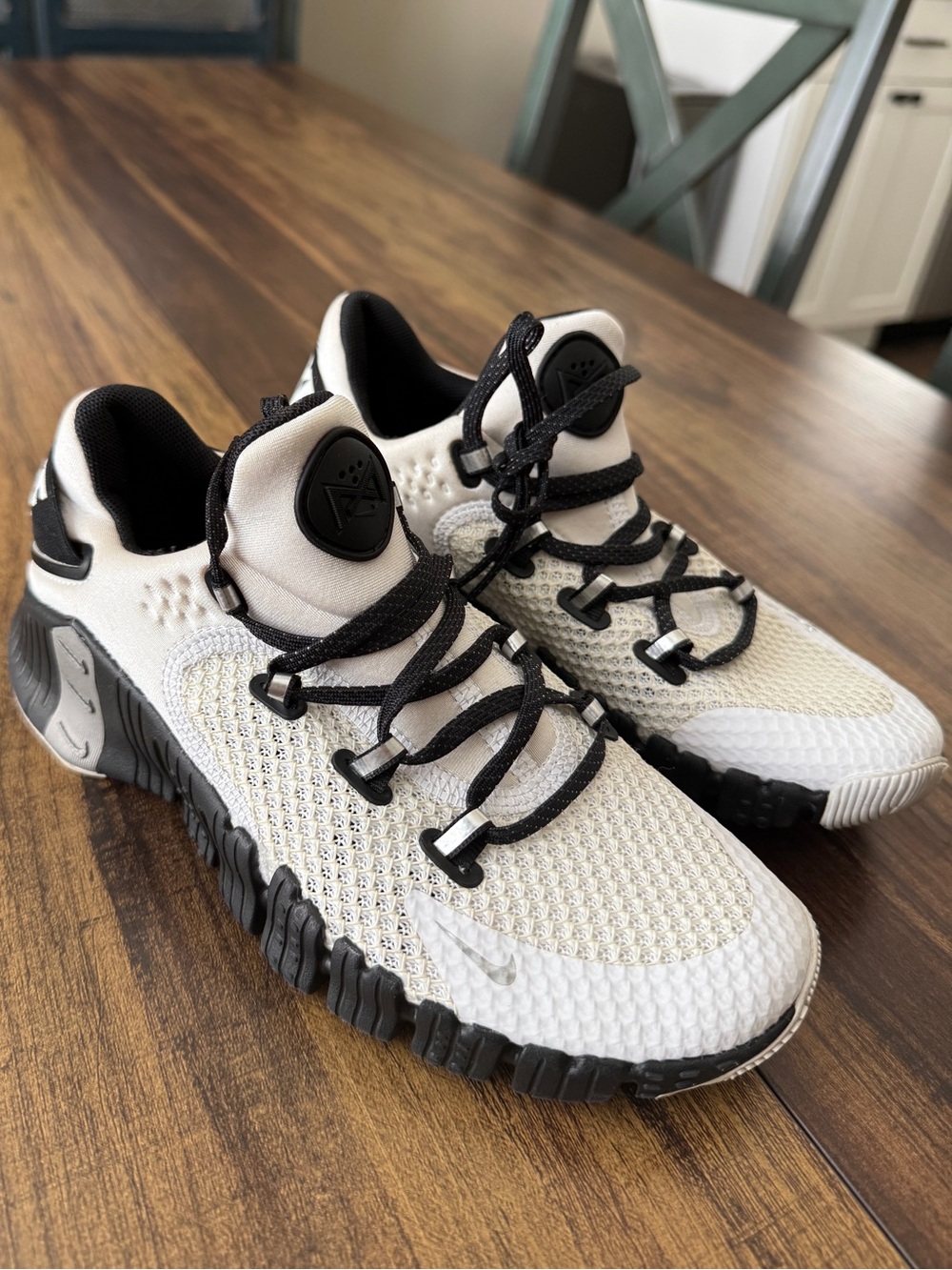 Nike Women's Metcon Sneakers in White and Black